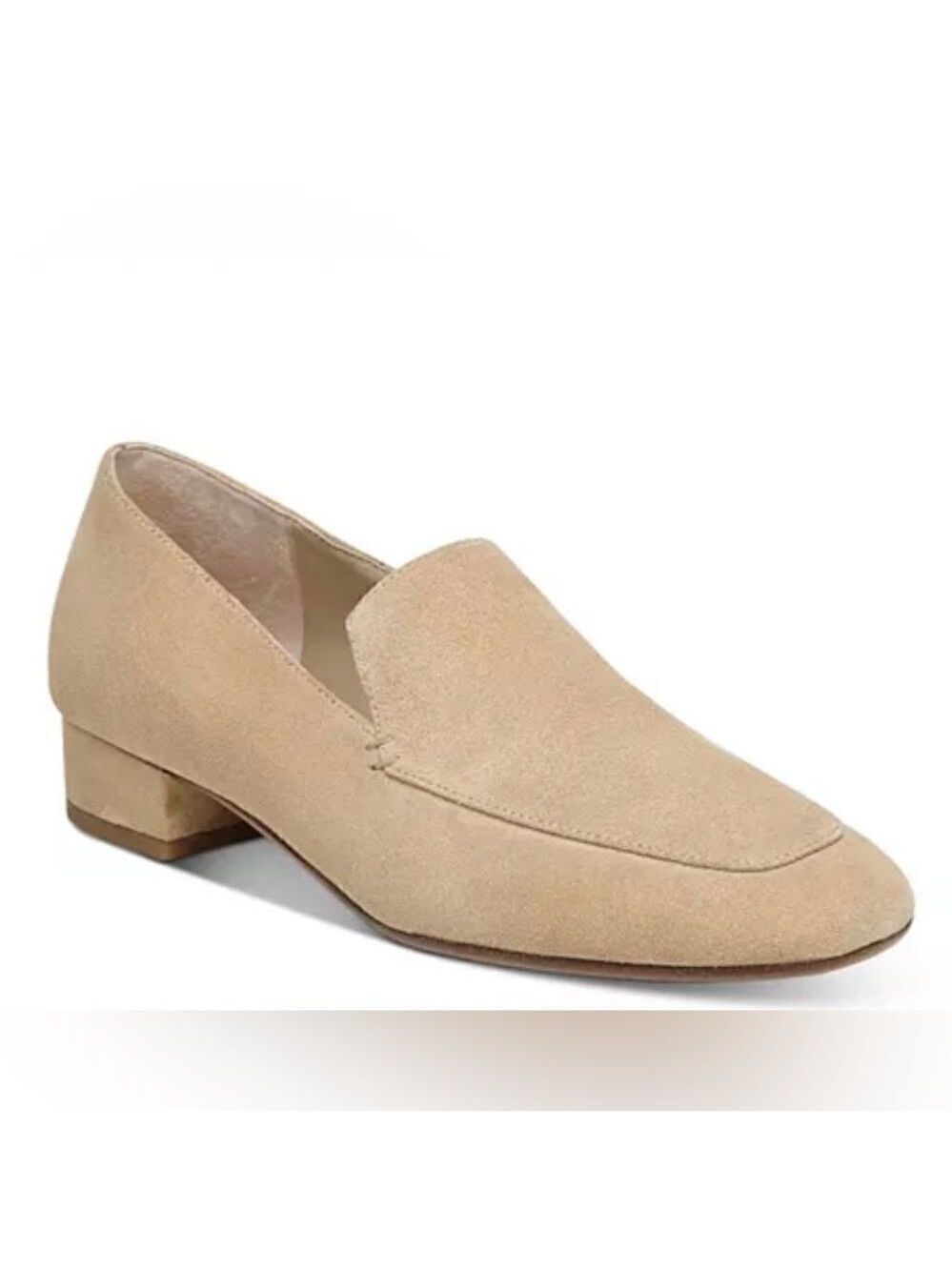 Vince Fauna Slip-On Almond Toe Suede Leather Loafers